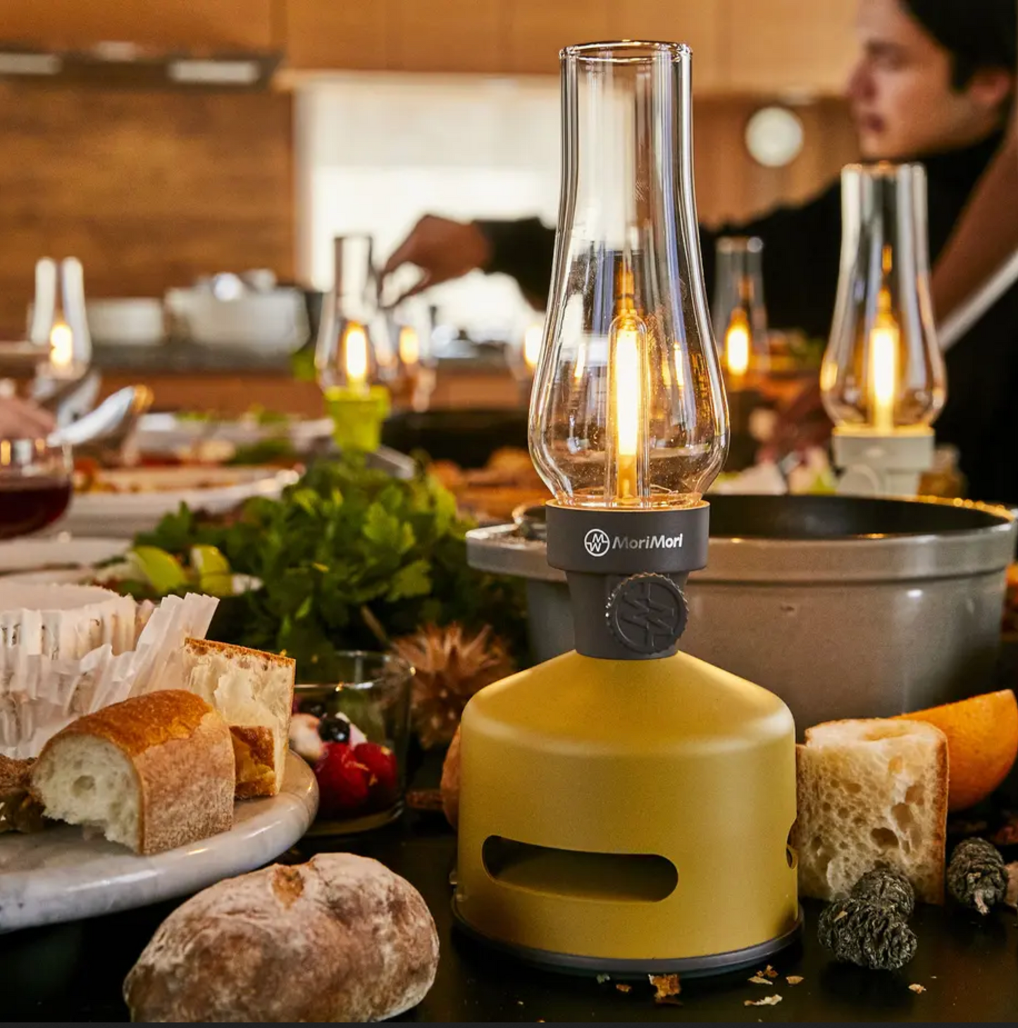 LED ランタン スピーカー 充電式 USB充電 キャンプ Bluetooth 5.1 IPX4 インテリア MoriMori LED Lantern Speaker S