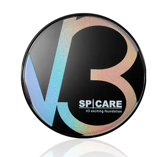 【正規店/当日発送】V3ファンデーション 本体 リフィル エキサイティング 15g パフ付 ツヤ スピケア SPICARE クッションファンデ ツヤ肌 ハリ感 イノスピキュール配合 ナチュラル仕上げ 発酵エキス 美容液ファンデ 保湿 韓国コスメ 人気 下地不要
