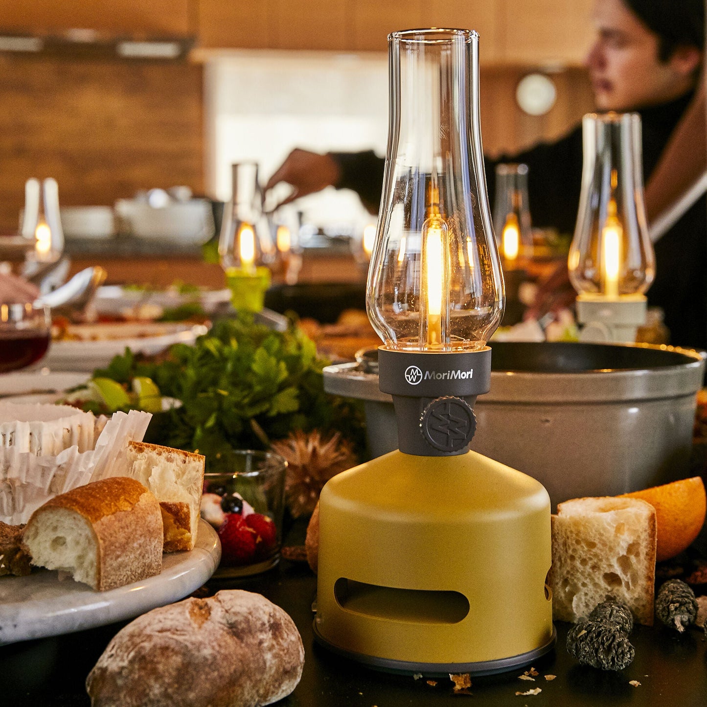 LED ランタン スピーカー 充電式 USB充電 キャンプ Bluetooth 5.1 IPX4 インテリア MoriMori LED Lantern Speaker S