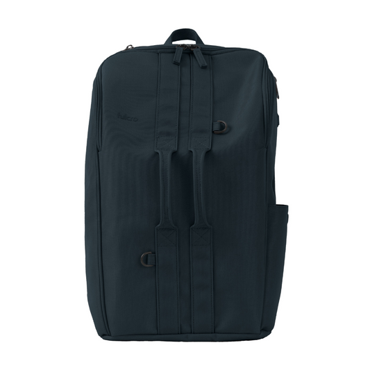 fulcro ESSENCE Double fma-0006 自立型ダブルハンドルバッグ 軽量 16L|大きく開く上部&メッシュポケットで整理しやすくスタイリッシュに収納 ネイビー