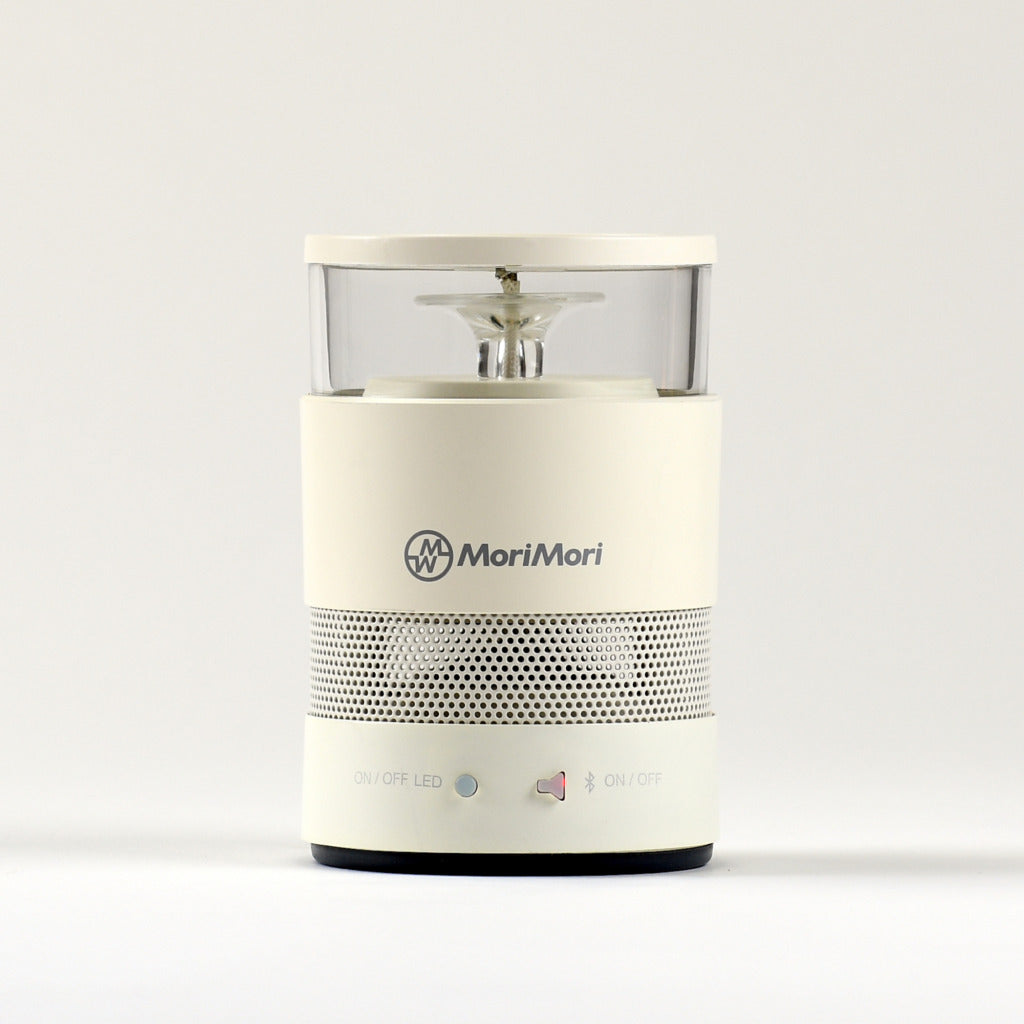 LED ライト スピーカー 充電式 FLM-1701-WH MoriMori LASMO speaker S1 モリモリ スピーカー 照明 ライト LEDライト 間接照明 ベッドライト アウトドア Bluetooth 軽量 持ち運び