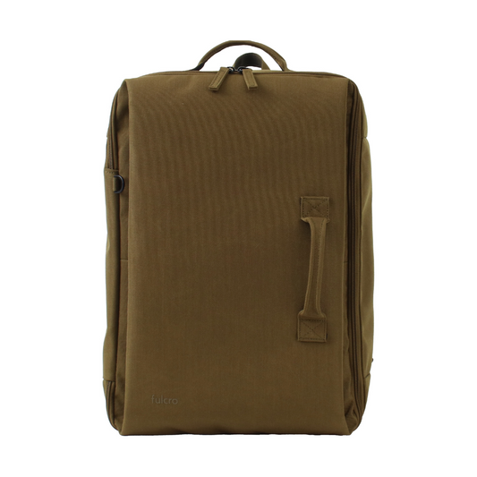 【1泊2日対応】横開き&自立式リュック|ESSENCE Essence M fma-0004|スマート収納&メッシュポケット付き オリーブ
