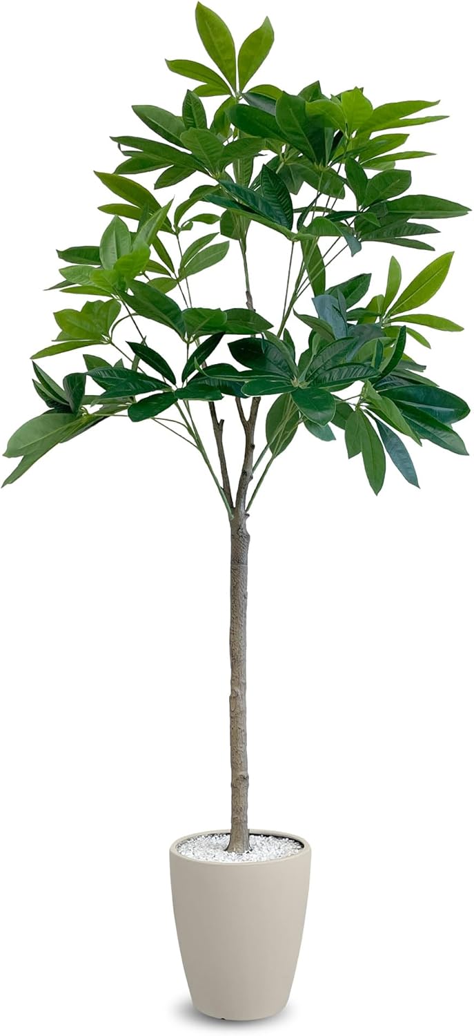 フェイクグリーン パキラ 120CM 150CM 180CM お世話不要!枯れないからずっと楽しめる 人工観葉植物 お祝い フェイク グリーン 観葉植物 大型 人工植物 植物 アイボリー グレー
