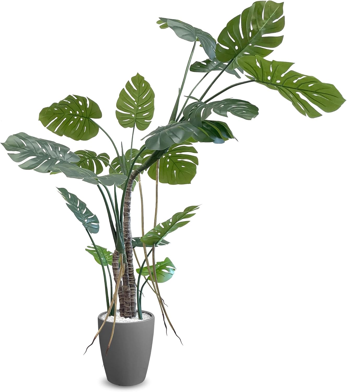 フェイクグリーン モンステラ 20CM 150CM 180CM お手入れ不要!手軽に おしゃれ なインテリアを楽しめる 人工観葉植物 フェイク グリーン 観葉植物 大型 人工植物 植物 アイボリー グレー