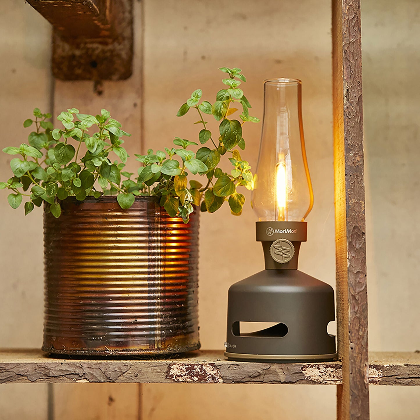 LED ランタン スピーカー 充電式 USB Type-C キャンプ BEACH HOUSE ホワイト色 FLS-2104-WH Bluetooth 5.1 IPX4 インテリア MoriMori LED Lantern Speaker S1