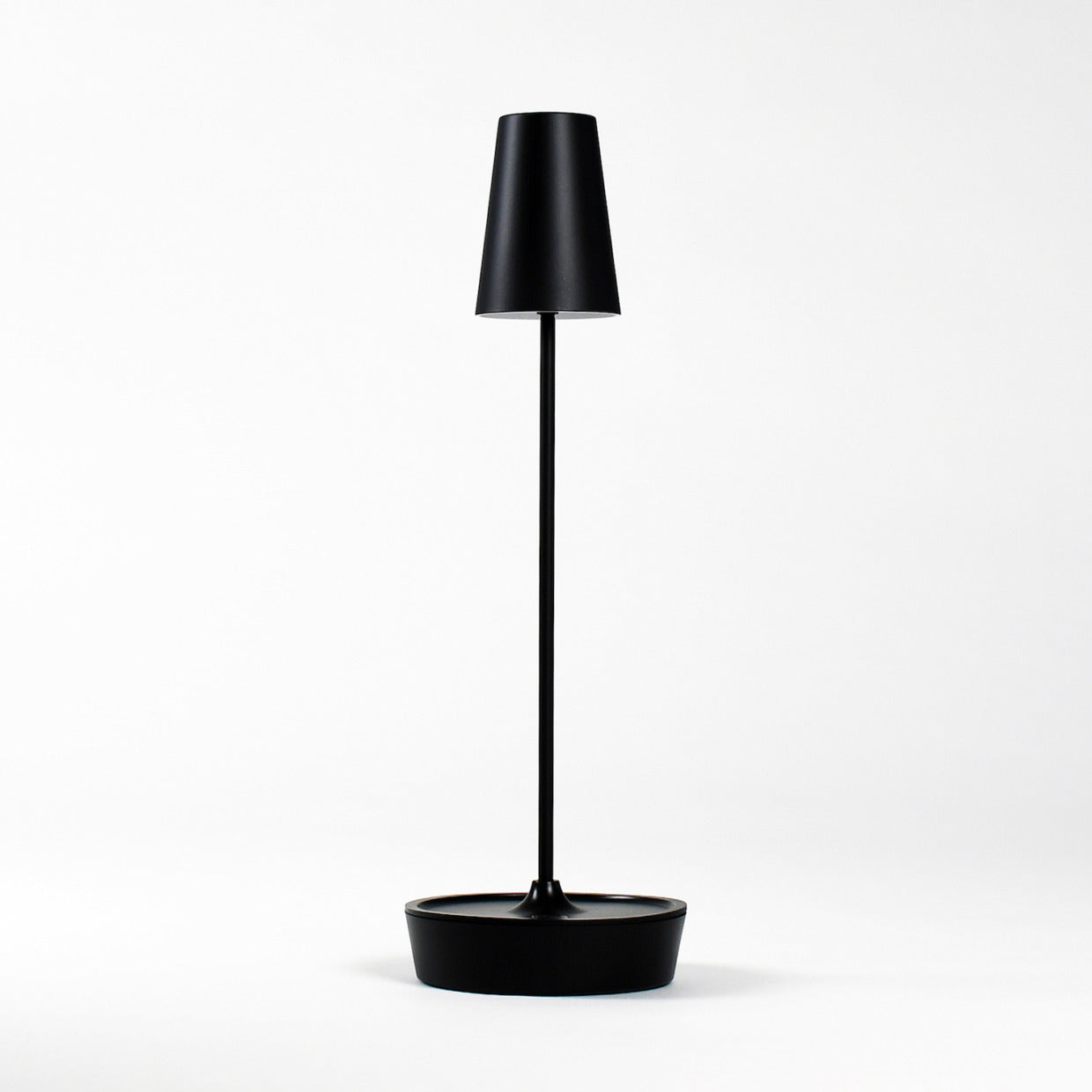 ワイヤレステーブルライト MoriMori LED 充電式3段階調光式 照明 T-Light ALTO ブラック 2個セット