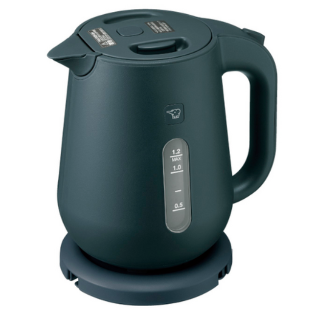 象印 電気ケトル 大容量 1.2L 湯漏れ防止 安心安全 子育て安心 蒸気セーブ CK-VA12 BM(スレートブラック)