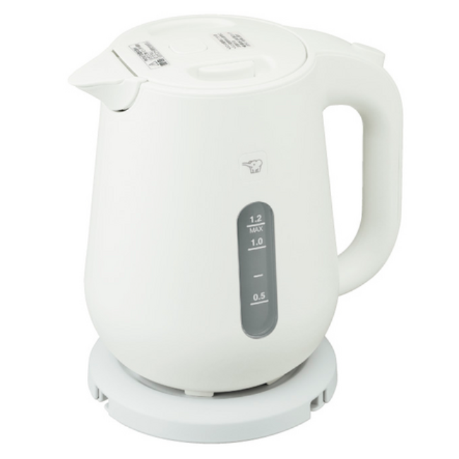 象印 電気ケトル 大容量 1.2L 湯漏れ防止 安心安全 子育て安心 蒸気セーブ CK-VA12 BM(スレートブラック)