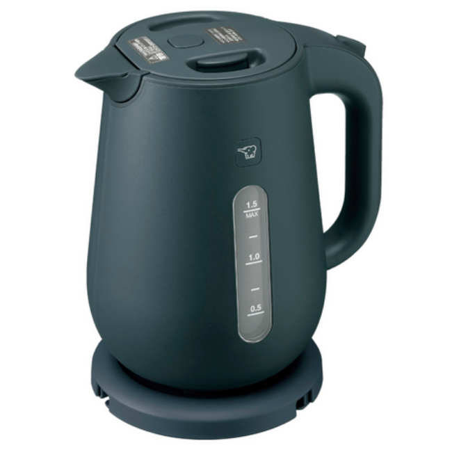 象印 電気ケトル 大容量 1.2L 湯漏れ防止 安心安全 子育て安心 蒸気セーブ CK-VA12 BM(スレートブラック)