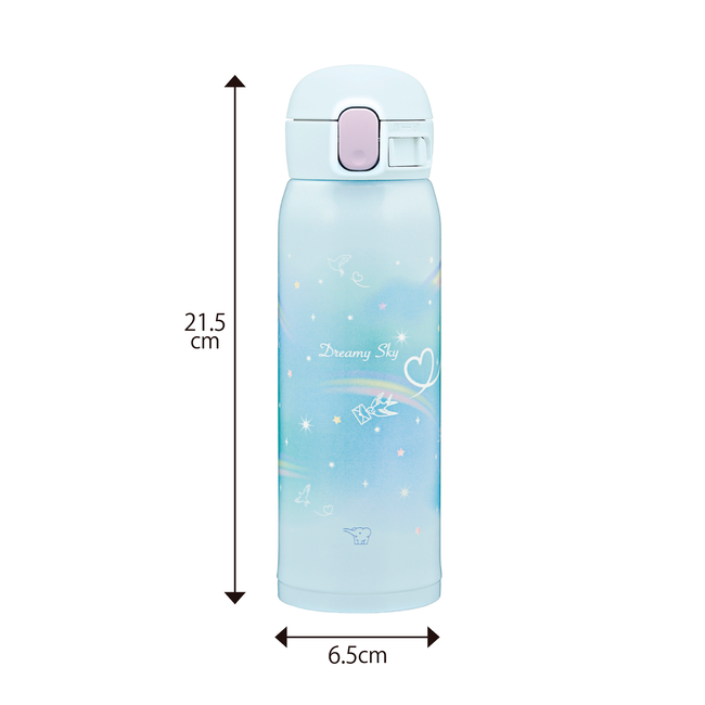 象印 水筒 ステンレスボトル 象印水筒 480ml ワンタッチ 軽量 コンパクト 保冷 保温 スポーツドリンク シームレスせん キッズ 子供 洗いやすい 男の子 女の子 保温真空水筒持ち運びアウトドア コップ ステンレス 軽量 デザイン耐久性 直飲み SM-WH48 VZ(スイーツパープル)