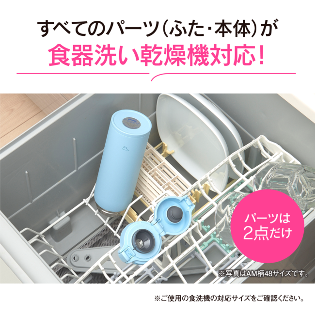 【新発売】象印ステンレスマグ SU-BA36 GM ワンタッチ開閉 保温・保冷対応 シンプルデザイン(カームグリーン)