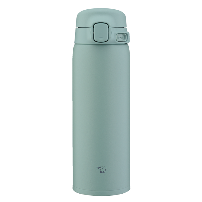 【新発売】象印ステンレスマグ SU-BA36 GM ワンタッチ開閉 保温・保冷対応 シンプルデザイン(カームグリーン)