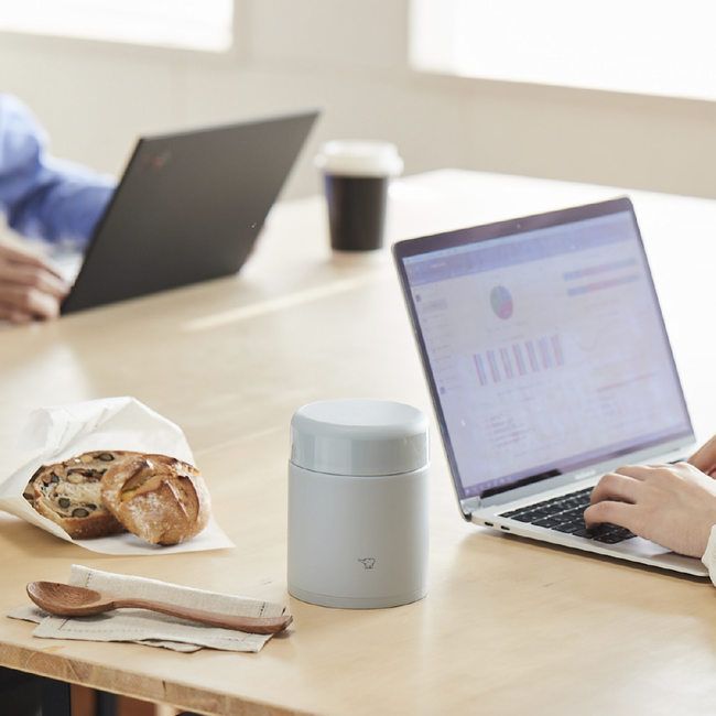 象印 ステンレススープジャー 保温 保冷 お弁当箱 通勤 通学 ギフト SW-KA30 HL(アイスグレー)