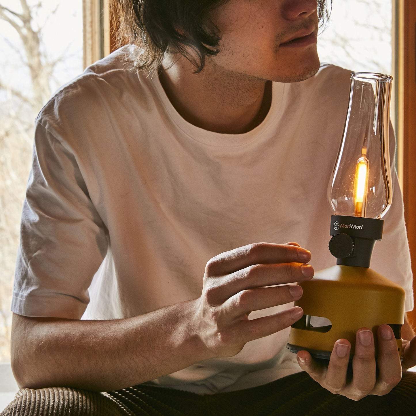 LED ランタン スピーカー 充電式 USB Type-C キャンプ BEACH HOUSE ホワイト色 FLS-2104-WH Bluetooth 5.1 IPX4 インテリア MoriMori LED Lantern Speaker S1