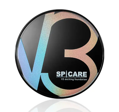 【正規店/当日発送】V3ファンデーション 本体 リフィル エキサイティング 15g パフ付 ツヤ スピケア SPICARE クッションファンデ ツヤ肌 ハリ感 イノスピキュール配合 ナチュラル仕上げ 発酵エキス 美容液ファンデ 保湿 韓国コスメ 人気 下地不要