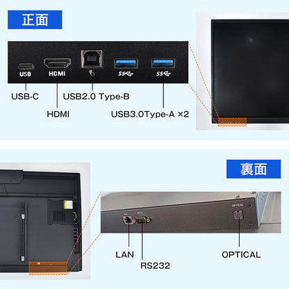 【55インチ電子黒板】Windows10／Android搭載 オールインワン｜Web会議対応・マルチタッチ・縦横回転対応