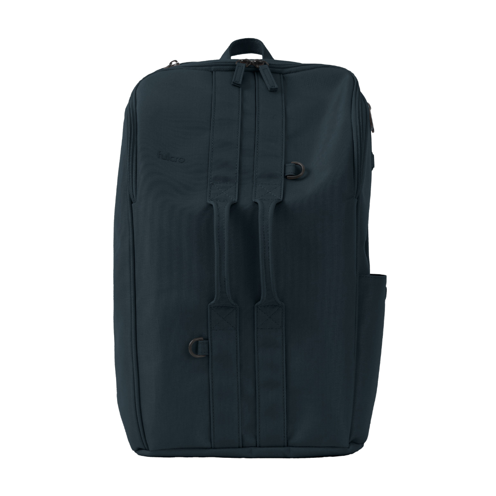 fulcro ESSENCE Double fma-0006 自立型ダブルハンドルバッグ 軽量 16L｜大きく開く上部＆メッシュポケットで整理しやすくスタイリッシュに収納 ブラック