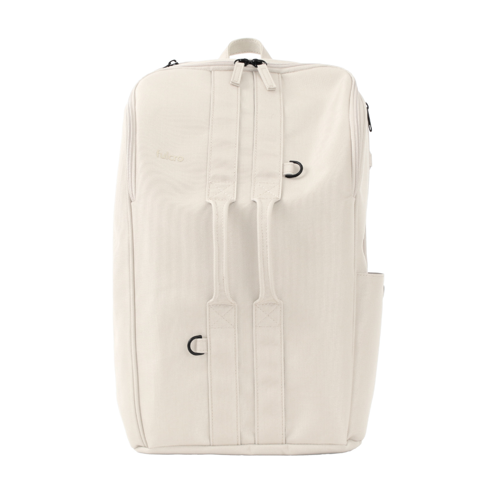 fulcro ESSENCE Double fma-0006 自立型ダブルハンドルバッグ 軽量 16L｜大きく開く上部＆メッシュポケットで整理しやすくスタイリッシュに収納 ブラック