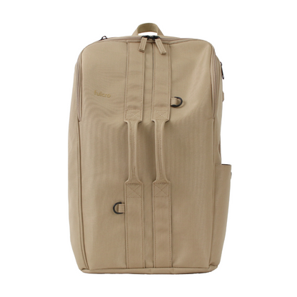fulcro ESSENCE Double fma-0006 自立型ダブルハンドルバッグ 軽量 16L｜大きく開く上部＆メッシュポケットで整理しやすくスタイリッシュに収納 ブラック
