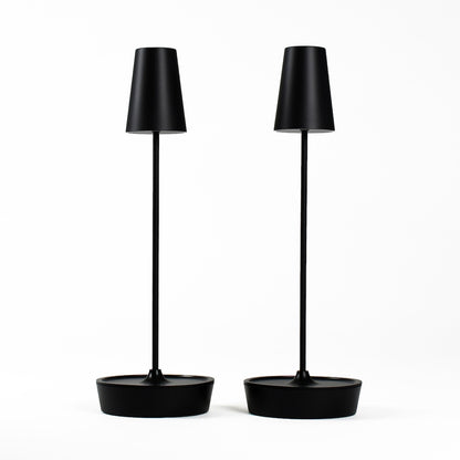 ワイヤレステーブルライト MoriMori LED 充電式3段階調光式 照明 T-Light ALTO ブラック