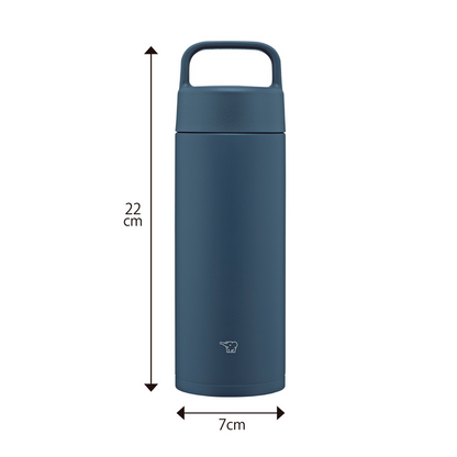 象印 水筒 シームレスせん マグボトル SM-RS50 PA（ピンク）魔法瓶 保温 保冷 蓋付き 500ml 0.5L お祝い プレゼント ステンレスマグ ハンドルつき ZOJIRUSHI SM-RS50 選べる4色 ピンク エクリュ グリーン ネイビー 携帯しやすく保温力が高い