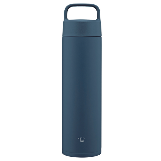 象印 水筒 シームレスせん マグボトル SM-RS65 AD（ネイビー） 魔法瓶 保温 保冷 蓋付き 650ml 0.65L お祝い プレゼント ステンレスマグ ハンドルつき ZOJIRUSHI SM-RS65 選べる3色 エクリュ グリーン ネイビー 携帯しやすく保温力が高い