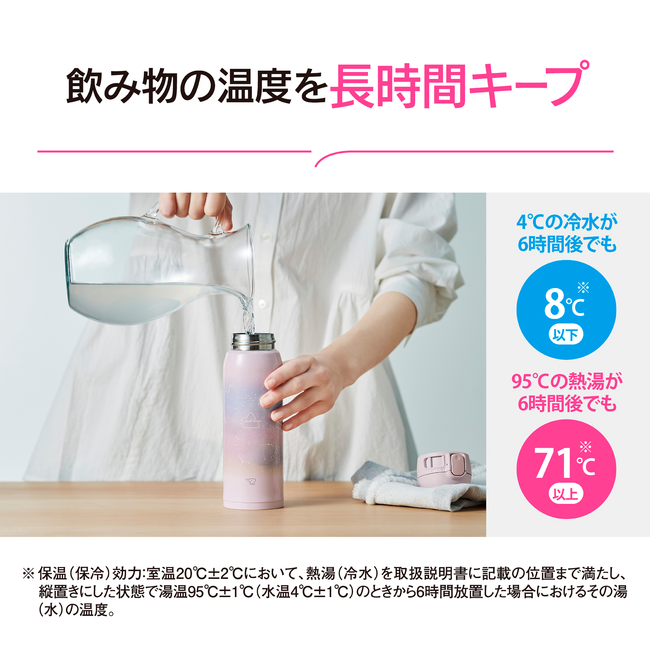 象印 水筒 ステンレスボトル 象印水筒  480ml ワンタッチ 軽量 コンパクト 保冷 保温 スポーツドリンク シームレスせん キッズ 子供 洗いやすい 男の子 恐竜 保温真空水筒持ち運びアウトドア コップ ステンレス 軽量 デザイン耐久性 直飲み SM-WM48 BA（ブラック）