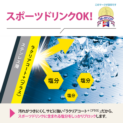 象印 シームレスせん 水筒 ステンレスマグ SM-WS48  AM（エアリーブルー）プレゼント シームレス 480ml 360ml 直飲み ワンタッチ 保冷 保温 軽量 真空断熱 密閉性 耐久性 スポーツドリンクOK 純正品 メーカー保証対応 初期不良対応 メーカー様お取引あり