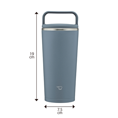 象印 キャリータンブラー SX-JS30 HM（シアーグレー） 300ml マグ タンブラー 保冷 保温 持ち運び 食洗機 シームレスせん 蓋付き 真空断熱 オフィス こぼれない かわいい おしゃれ 結露しない 結婚祝い プレゼント 贈り物